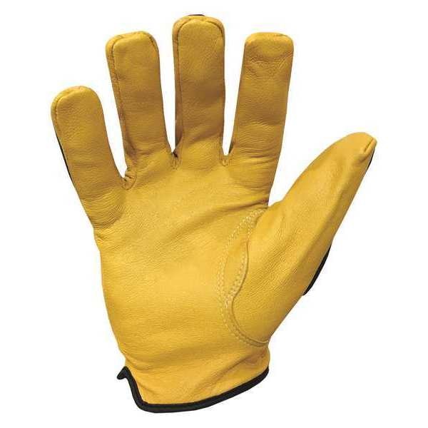 Cut Resistant Impact Gloves, A4 Cut Level, Uncoated, L, 1 PR