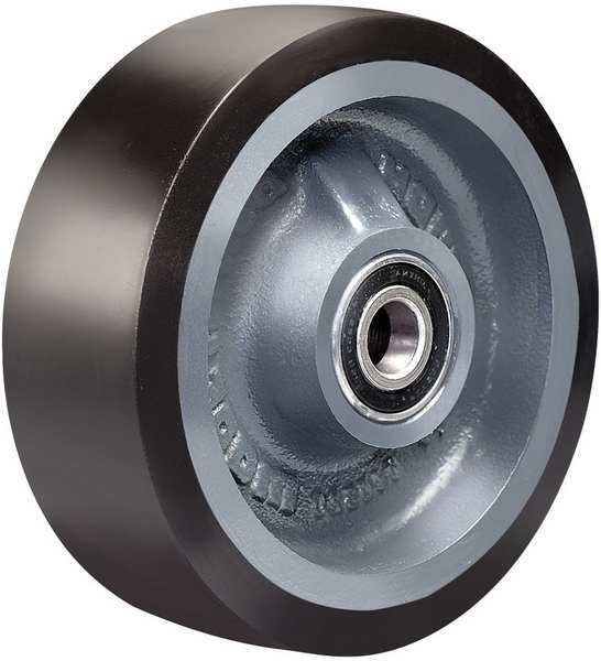 Caster Wheel, Polyurethane, 8 in., 1950 lb.