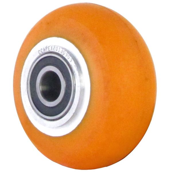 Caster Wheel, Polyurethane, 4 in., 650 lb.