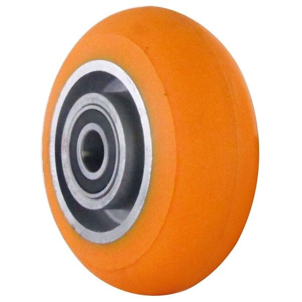 Caster Wheel, Polyurethane, 5 in., 750 lb.