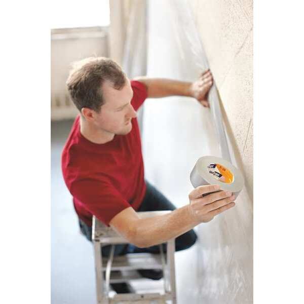 Duct Tape, 55m L, Adhesion 71 oz./in, Black