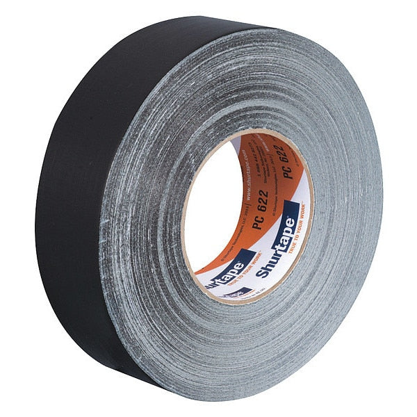Duct Tape, 55m L, Adhesion 60 oz./in, Black