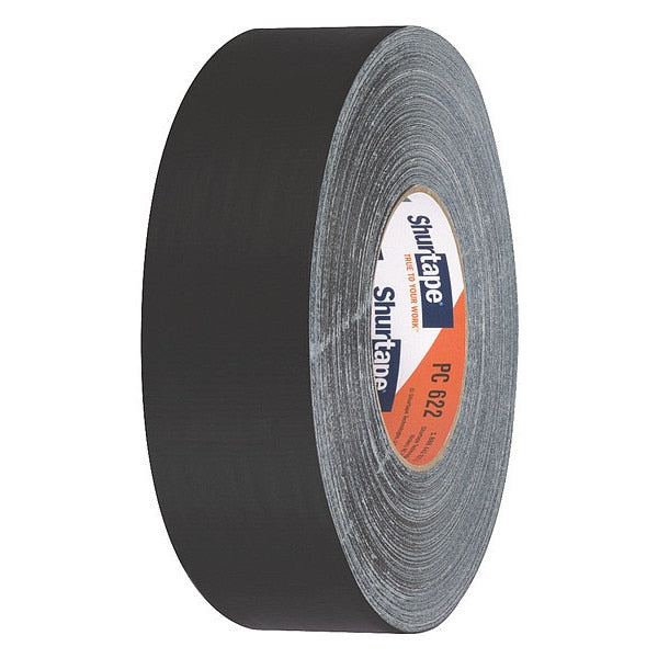 Duct Tape, 55m L, Adhesion 60 oz./in, Black