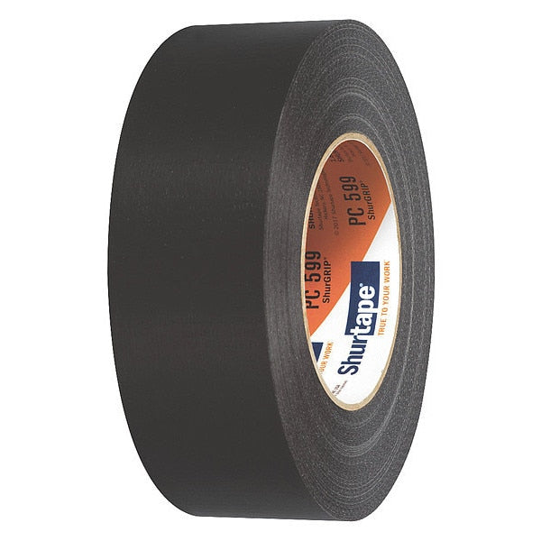 Duct Tape, 55m L, Adhesion 131 oz/in, Black