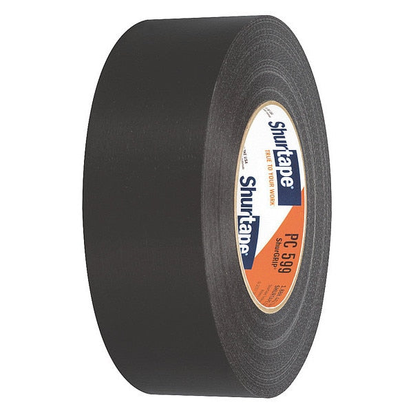 Duct Tape, 55m L, Adhesion 131 oz/in, Black