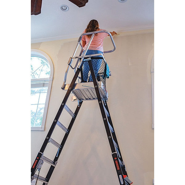 8 to 14 ft Fiberglass Platform Stepladder