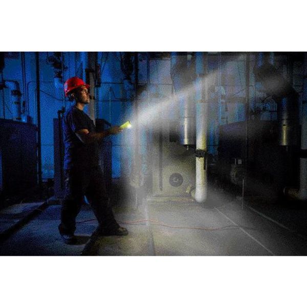 Black No Led Industrial Handheld Flashlight, 245 lm