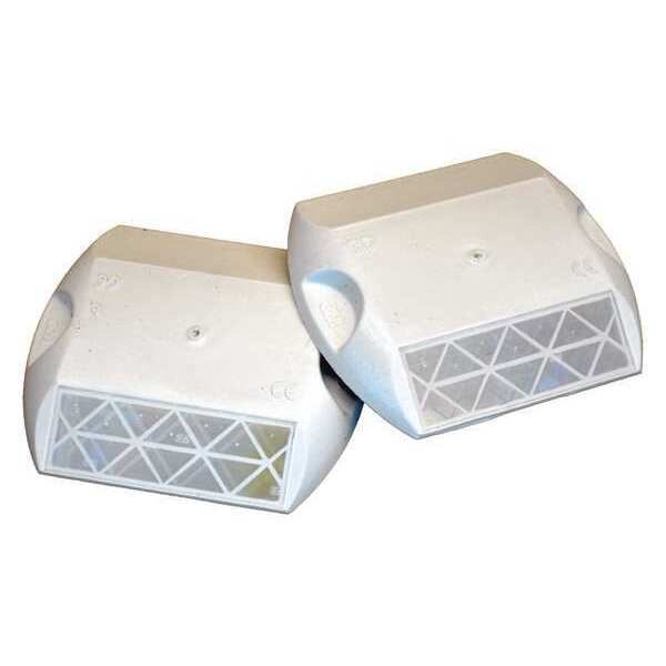 Pavement Marker, White, 3-3/4