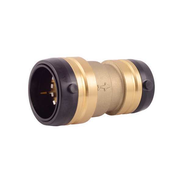 DZR Brass Reducing Coupling, Push-Fit, 1-1/4