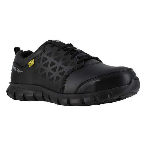 Size 10-1/2 Men's Athletic Shoe Alloy Work Shoe, Black