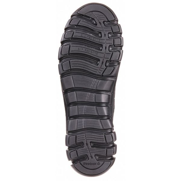 Safety Shoe, 12, W, Black, Composite, PR