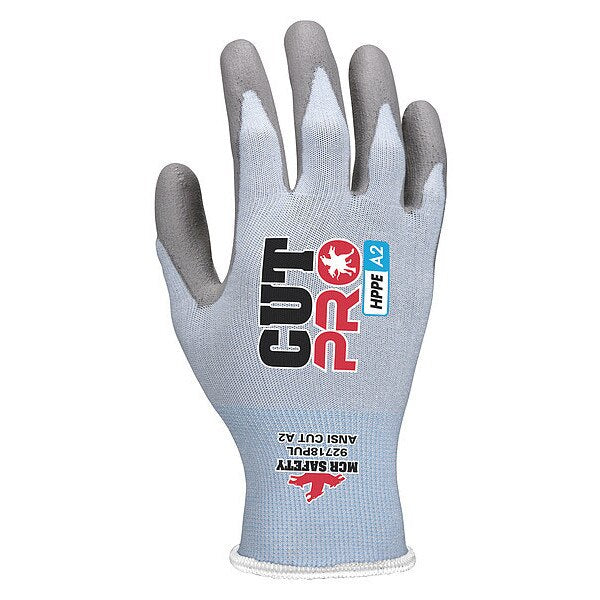 Cut Resistant Coated Gloves, A2 Cut Level, Polyurethane, 2XL, 1 PR