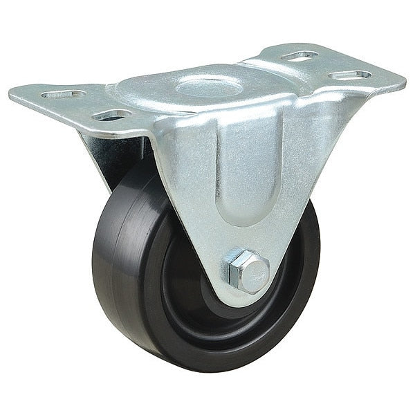 Standard Plate Caster, Rigid, 225 lb.