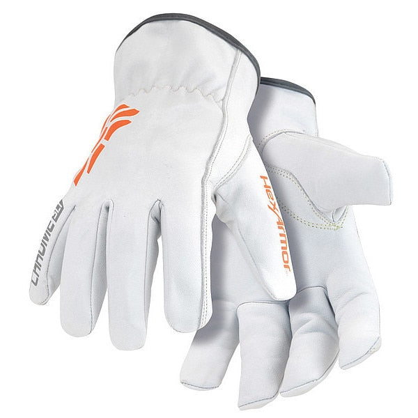 Cut Resistant Arc Flash Gloves, A5 Cut Level, Uncoated, L, 1 PR