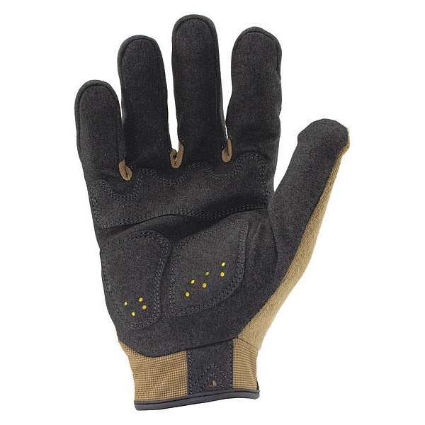 Impact Resistant Gloves, Size XL, Brown, PR