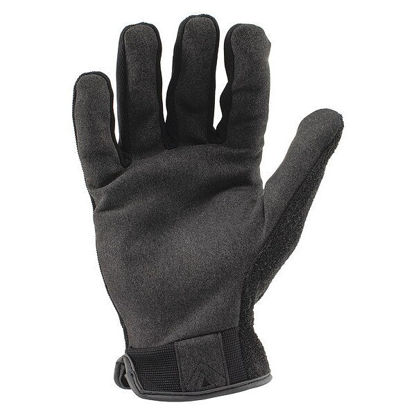 Mechanics Touchscreen Gloves, L, Black/Silver, Single Layer, Polyester