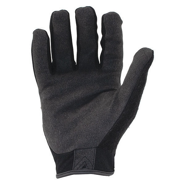 Mechanics Touchscreen Gloves, 2XL, Black/Silver, Single Layer, Polyester
