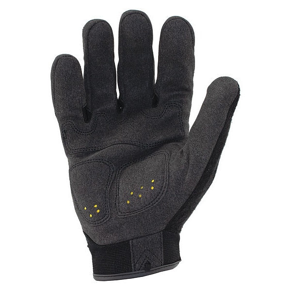 Impact Resistant Gloves, Size L, Black, PR