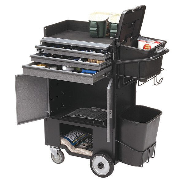 Black, Light Duty, Tool Utility Cart