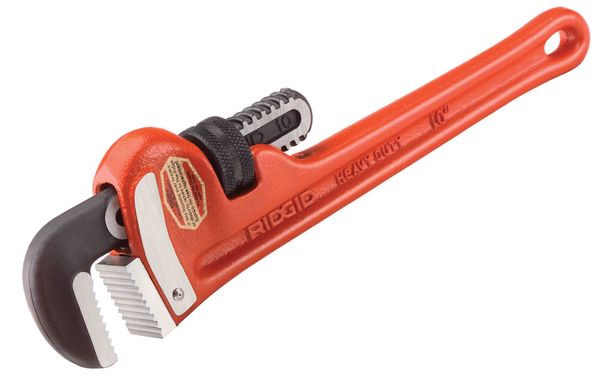 36 in L 5 in Cap. Cast Iron Straight Pipe Wrench