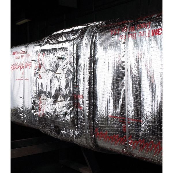 Fire Barrier Duct Wrap, 25 ft. L, 48 In. W