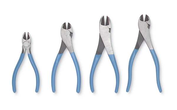 7 3/4 in Diagonal Cutting Plier Standard Cut Oval Nose Uninsulated