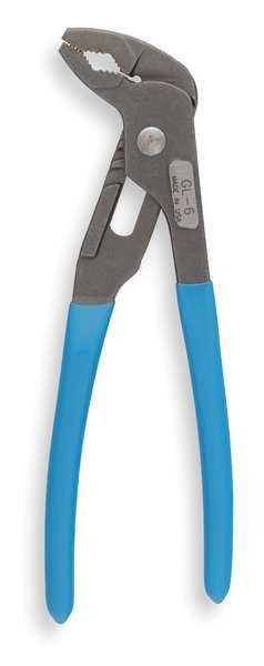 6 1/2 in Griplock V-Jaw Tongue and Groove Plier, Serrated