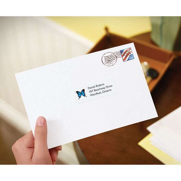 AveryÂ® Easy PeelÂ® Address Labels, Permanent Adhesive, 1