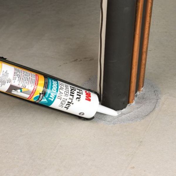Fire Barrier Sealant, Gray, 4.5 gal