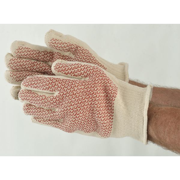 Heat Resist Gloves, White/Ylw/Rust, XL, PR