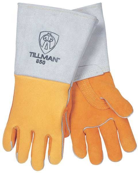 Stick Welding Gloves, Elkskin Palm, S, PR