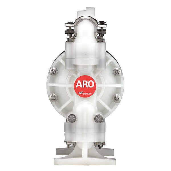 Double Diaphragm Pump, Polypropylene, Air Operated, Santoprene, 47 GPM