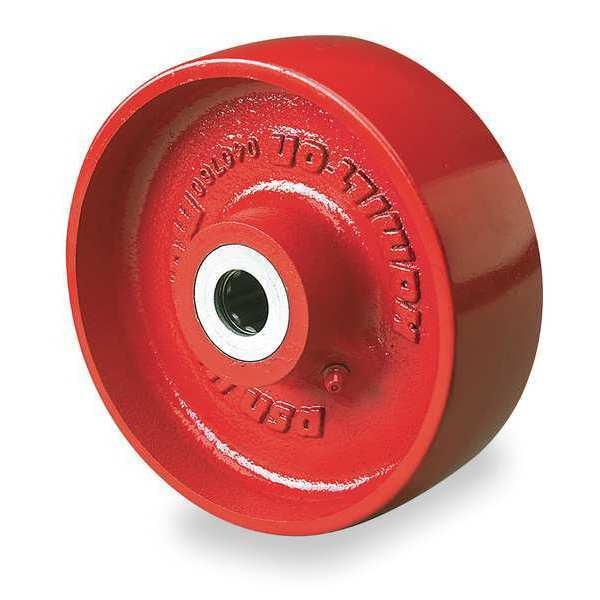 Caster Wheel, Cast Iron, 8 in., 2600 lb.