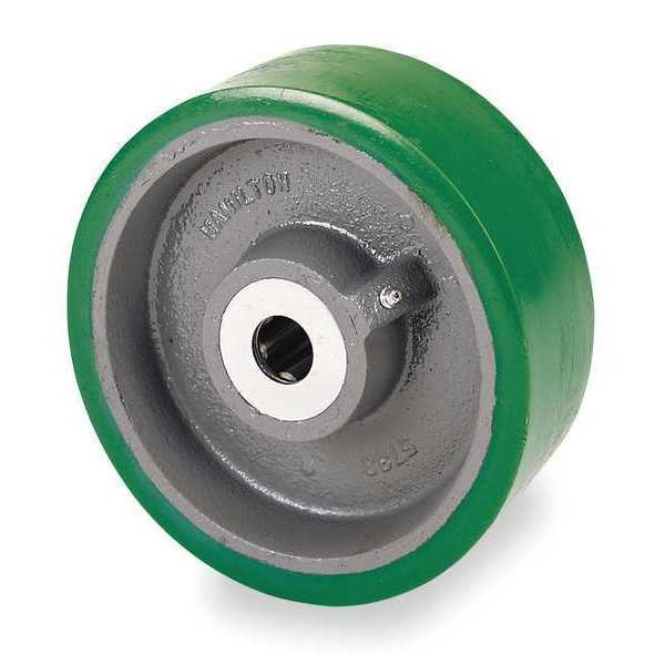 Caster Whel, Polyurethane, 8 in., 2500 lb.