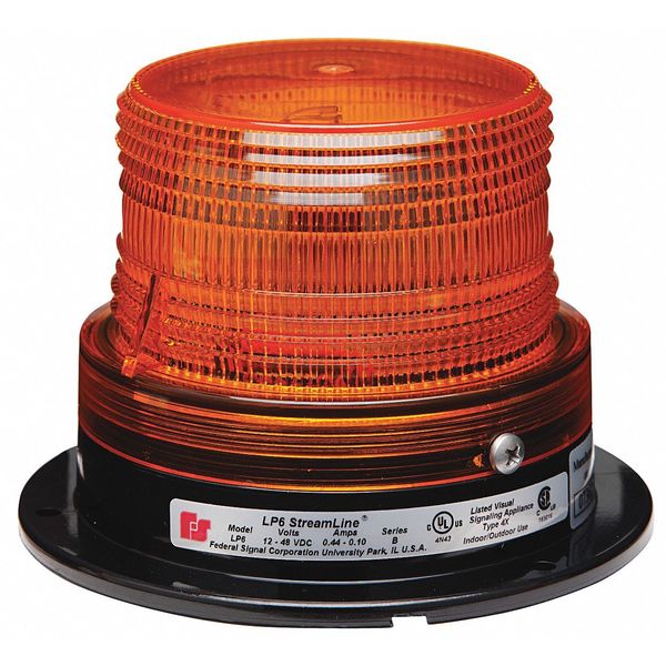 Low Profile Warning Light, Strobe, Amber