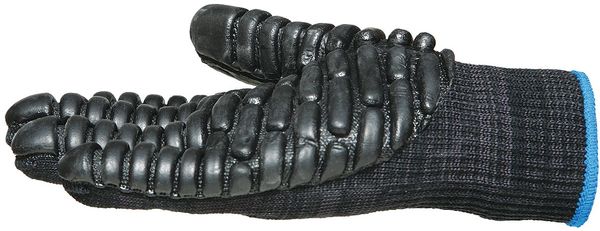 Anti-Vibration Gloves, XL, Black, PR