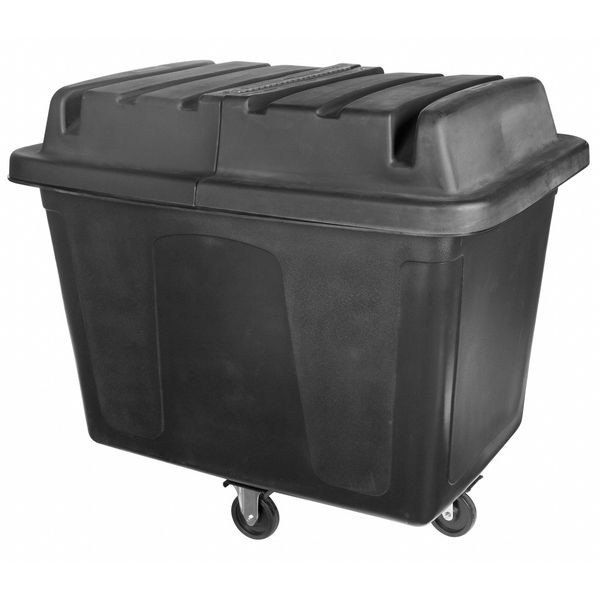 Cube Truck Lid, Black, Hinged