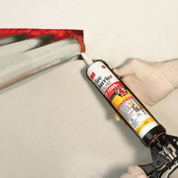 Fire Barrier Sealant, CP 25WB+, Up to 4 hour Fire Rating, Intumescent Material, 10.1 oz, Brown