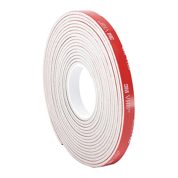 Double-Sided Foam Tape, 5 yd L, 3/4