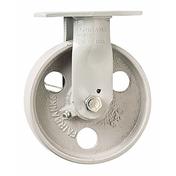 Casters, Semi Steel, Rigid, 6