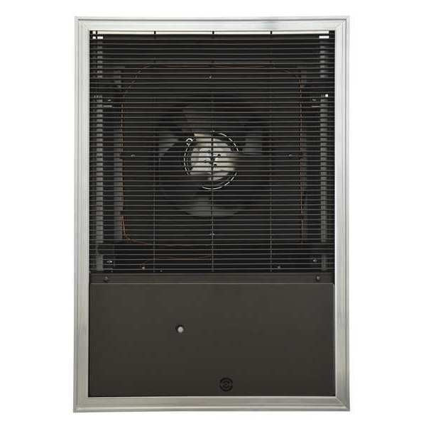 Recessed Electric Wall-Mount Heater, Recessed, 5000 W, 277V AC