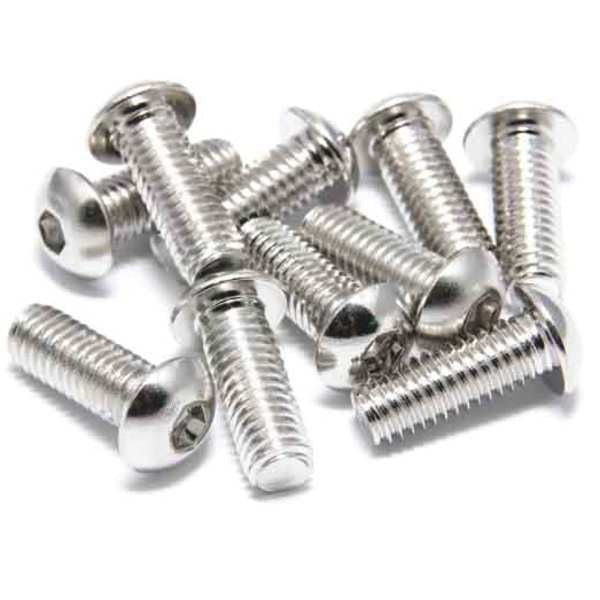 #10-24 Socket Head Cap Screw, NL-19(SM) 18-8 Stainless Steel, 1/2 in Length, 100 PK