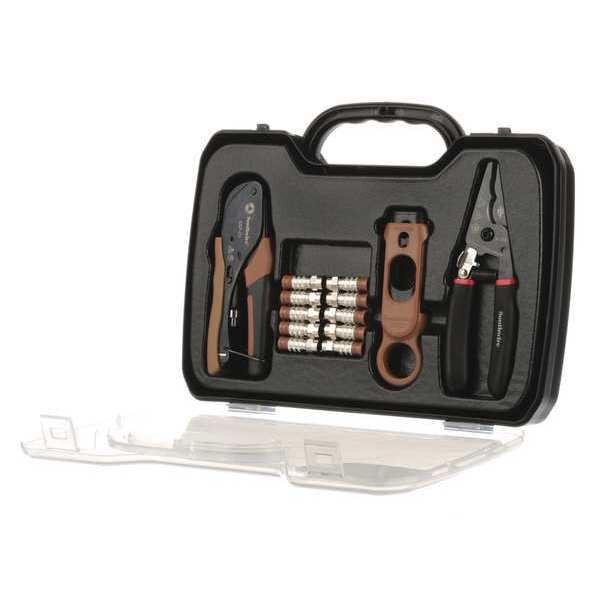 Communications Tool Set, 4 Pieces, w/Case