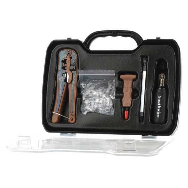 Communications Tool Set, 4 Pieces, w/Case