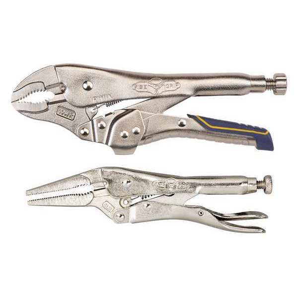 6 in Fast Release Hex Key Adjusting Screw Knurled Grip Locking Pliers
