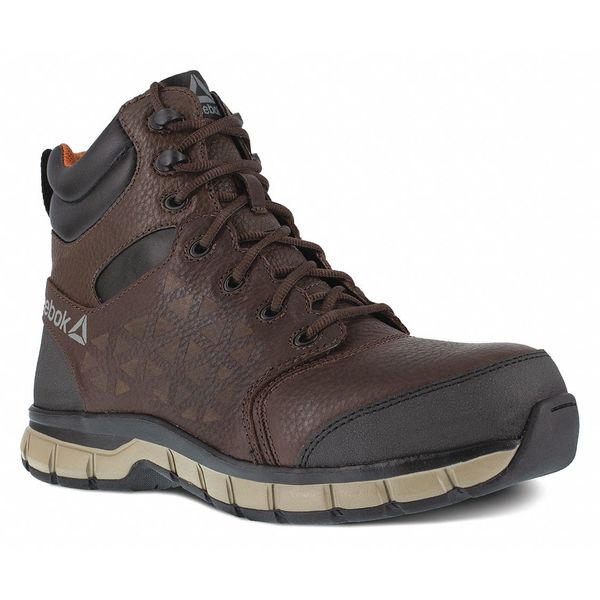Athletic High-Top Shoe, W, 9, Brown, PR