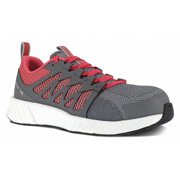 Athletic Shoe, W, 9 1/2, Gray, PR