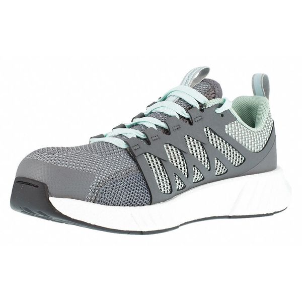 Size 7-1/2 Women's Athletic Shoe Composite Athletic Work Shoes, Gray