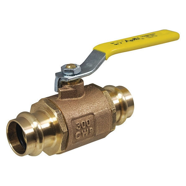 Ball Valve, Brass Body, Inline, 1