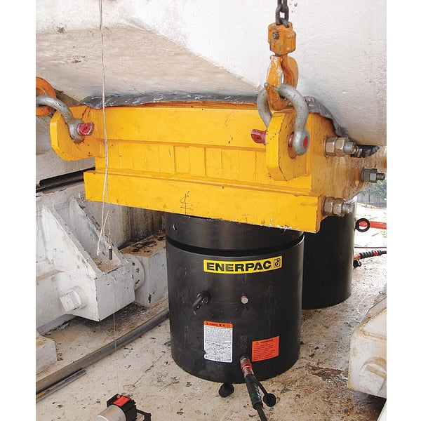 HCL1508, 168 ton Capacity, 7.87 in Stroke, Single-Acting, High Tonnage, Lock Nut Hydraulic Cylinder